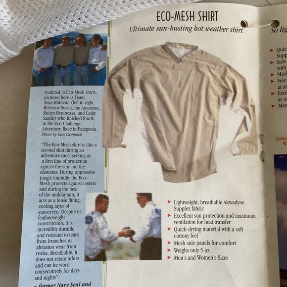 Rail Riders NWT Adventure White Lightweight Quick Dry Outdoor Henley Shirt 3039 - Picture 13 of 16